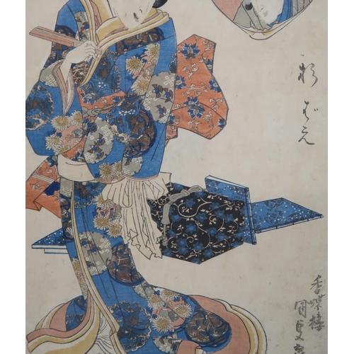 2373 - UTAGAWA KUNISADA (1786-1865)Sugibae, from the series The False Murasaki's Rustic Genji (Nise Murasak... 