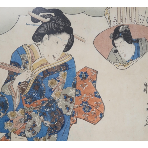 2373 - UTAGAWA KUNISADA (1786-1865)Sugibae, from the series The False Murasaki's Rustic Genji (Nise Murasak... 