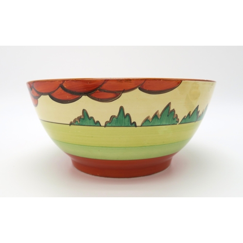 2152 - A COLLECTION OF CLARICE CLIFFincluding a Fantasque Bizarre Limberlost pattern bowl, 22cm diameter, a... 