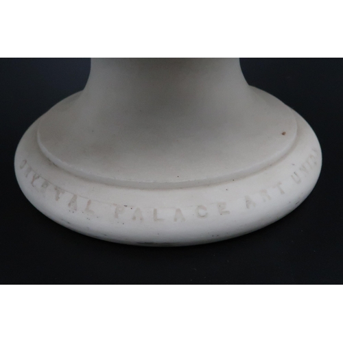 2213 - A 19TH CENTURY COPELAND PARIAN BUST OF THE BRIDEmodelled by Raffaele Monti, stamped Copeland and inc... 