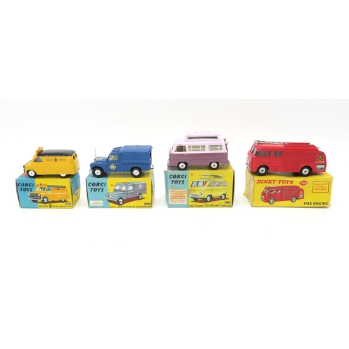 2556 - A COLLECTION OF BOXED CORGI TOYS MODEL VEHICLESComprising 464 Commer Police Van with Flashing ligh, ... 