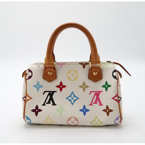 2575 - A LOUIS VUITTON M92645 MONOGRAM MULTICOLOUR MINI SPEEDYlength 15cm x height 10cm x width 8cm... 