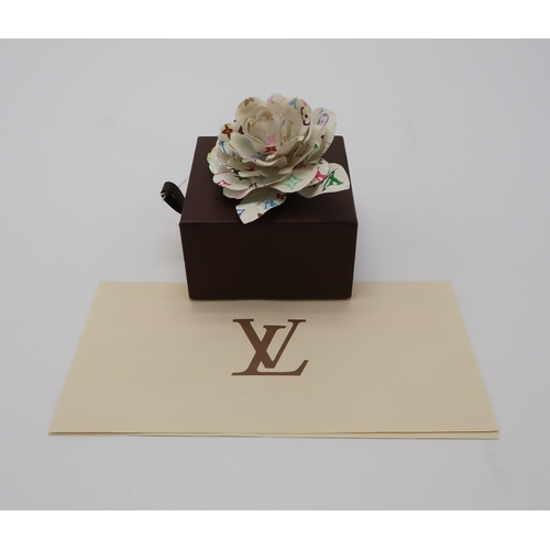 2586 - A LOUIS VUITTON X TAKASHI MURAKAMI LIMITED EDITION MULTICOLOUR MONOGRAM FLOWER BROOCHwith original r... 