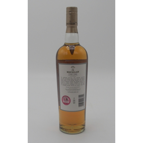 2653 - MACALLAN FINE OAK HIGHLAND SINGLE MALT SCOTCH WHISKY 10 Year Old Matured in Bourbon and Sherry Casks... 