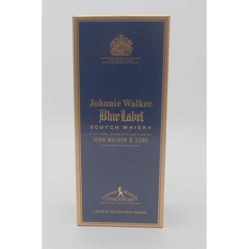 2656 - JOHNNIE WALKER BLUE LABEL BLENDED SCOTCH WHISKY Bottle Number K34650, 40% vol 70cl.... 