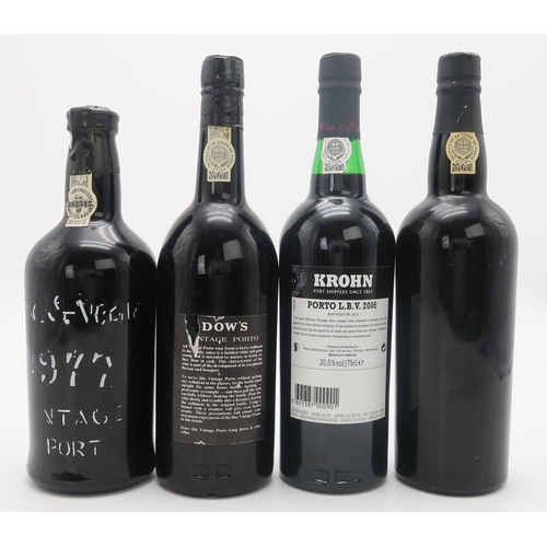 2663 - PORT DOW'S VINTAGE 1977 75cl 20% VOL Cockburn's Vintage 1975, Real Companhia Velha Vintage 1977 75cl... 