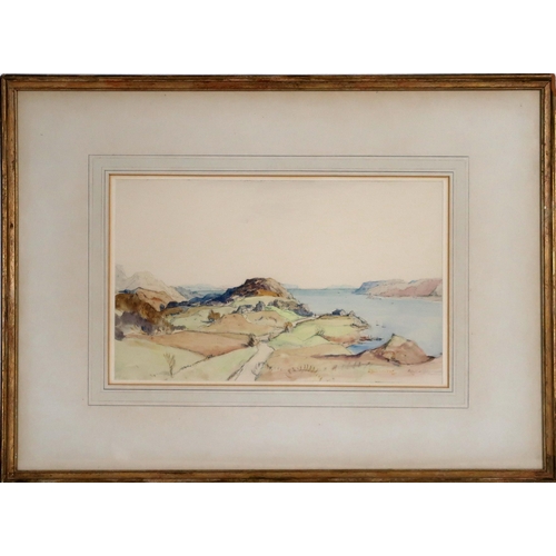 2959 - SIR DAVID YOUNG CAMERON RA RSA RSW RWS (1965-1945)FIRTH OF LORNE Pencil and watercolour, inscribed '... 