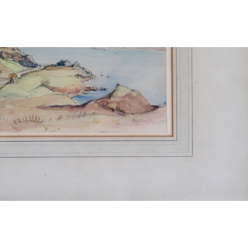 2959 - SIR DAVID YOUNG CAMERON RA RSA RSW RWS (1965-1945)FIRTH OF LORNE Pencil and watercolour, inscribed '... 