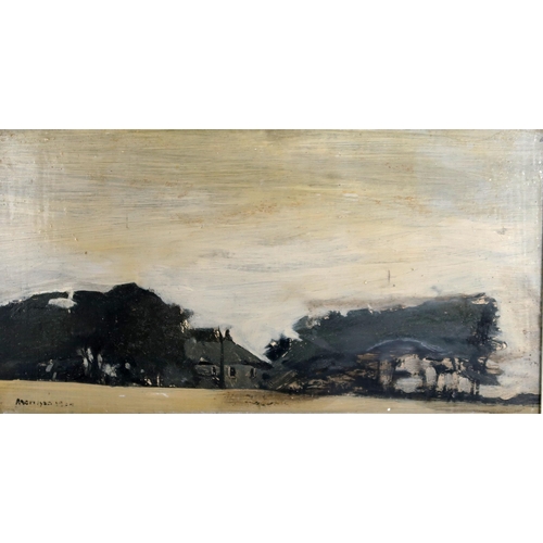 3015 - JAMES MORRISON RSA RSW LLD (SCOTTISH 1932-2020)A NORTH EAST FARMHOUSE (c1965)Oil on board, signed lo... 