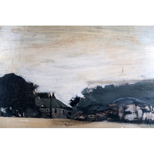 3017 - LIL NEILSON (SCOTTISH 1938-1998)LAST COTTAGE IN CATTERLINEOil/mixed media on board, signed lower rig... 