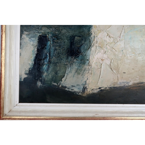 3018 - LIL NEILSON (SCOTTISH 1938-1998)DARK SKY (CATTERLINE)Oil on board, signed and inscribed with title t... 