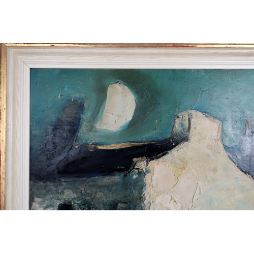 3018 - LIL NEILSON (SCOTTISH 1938-1998)DARK SKY (CATTERLINE)Oil on board, signed and inscribed with title t... 