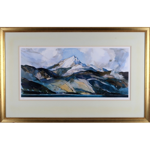 3027 - TOM SHANKS RSW RGI (SCOTTISH 1921-2020)WEST HIGHLAND LANDSCAPELithograph, signed and numbered 15/500... 