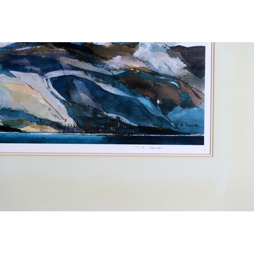 3027 - TOM SHANKS RSW RGI (SCOTTISH 1921-2020)WEST HIGHLAND LANDSCAPELithograph, signed and numbered 15/500... 