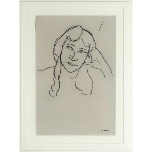 3029 - SAMUEL JOHN PEPLOE RSA (SCOTTISH 1871-1935)MARGARET c1915Conte, signed lower right, 21.5 x 14cm (9 x... 