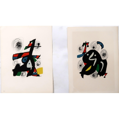 3051 - AFTER JOAN MIRO (CATALAN/SPANISH 1893-1983)ABSTRACTLithograph, inscribed H.C in pencil to margin, wi... 