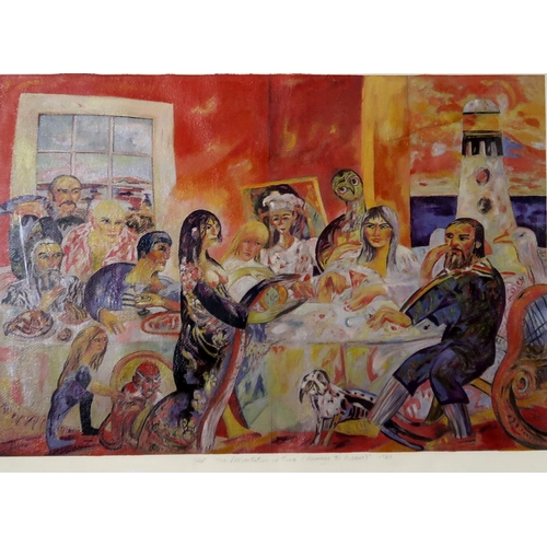 999 - AFTER JOHN BELLANY CBE RA (SCOTTISH 1942-2013)THE PRESENTATION OF TIME (HOMAGE TO RUBENS)Print multi... 