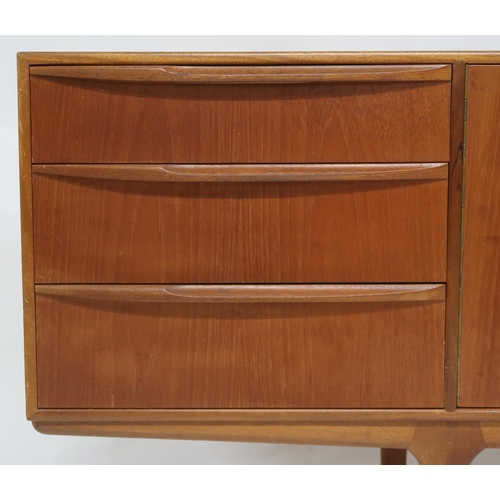 2107A - A MID 20TH CENTURY TEAK MCINTOSH & CO LTD OF KIRKCALDY SIDEBOARD with pair of central doors... 
