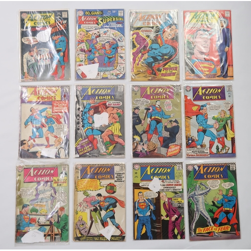 355 - DC Action Comics Superman 310, 335, 345-347, 349, 351-352,354, 358, 360-362, 368, 370, 372, 374, 386... 