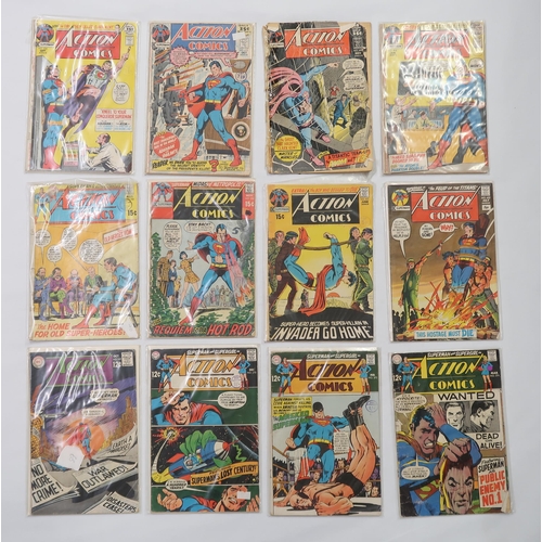 355 - DC Action Comics Superman 310, 335, 345-347, 349, 351-352,354, 358, 360-362, 368, 370, 372, 374, 386... 