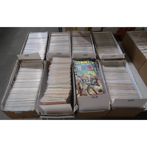 342 - An extensive collection of comics including War Picture Library 1477, 1978, 1996, 2010, 2011, 2012, ... 