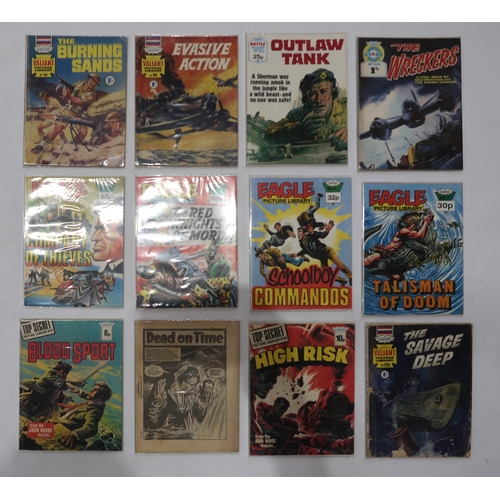 343 - An extensive collection of comics including Battle Picture Library Holiday Special 80, 81, 82, Wild ... 