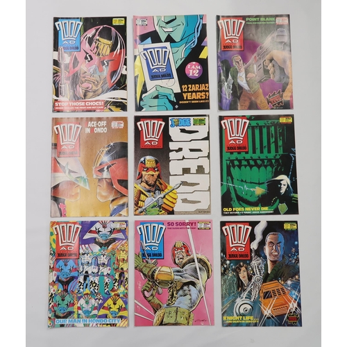 353A - 2000AD Featuring Judge Dredd: A collection of comics ranging from 1979-1990's, 2000AD annuals, Start... 