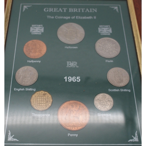 335 - A small collection of three penny coins with together with a Victorian shilling, Great Britain The C... 