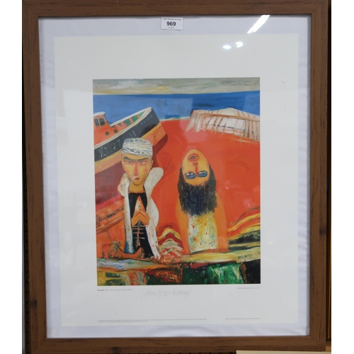 969 - JOHN BELLANY (SCOTTISH 1942-2013) TSUNAMI Print multiple, signed lower centre, numbered 20... 