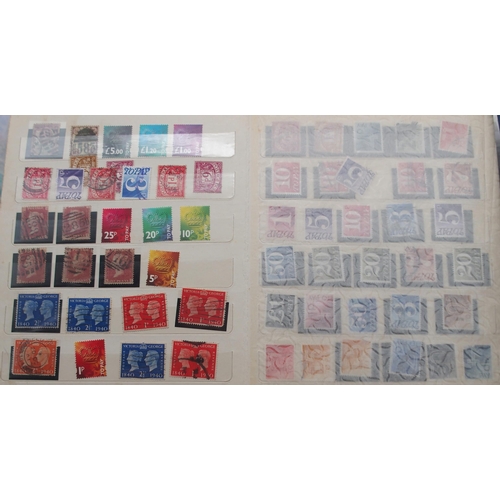 380 - A collection of mostly Great Britain stamps with 1/d red, 1/d lilac, 1/2 d orange, 1/d Postage Due t... 