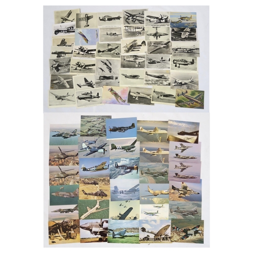 379 - A collection of aviation postcards to include After the Battle, Squadron Prints and various airlines