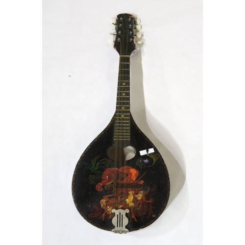 464 - A flat-back mandolin, potentially of Russian origin