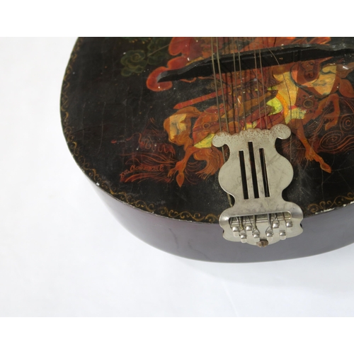 464 - A flat-back mandolin, potentially of Russian origin