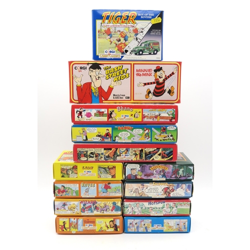 434 - A collection of boxed Corgi Comic Classics Limited Edition model vehicles, comprising Rover, Topper,... 