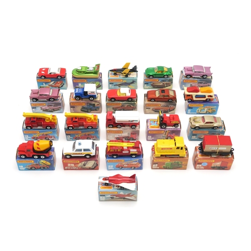 2612 - A COLLECTION OF BOXED LESNEY MATCHBOX SUPERFAST 1-75 SERIES MODEL VEHICLESComprising 1 Dodge Challen... 