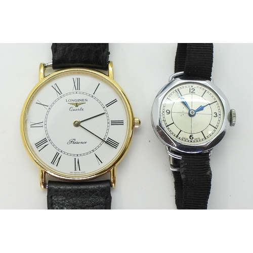 Longines quartz gold on sale plated