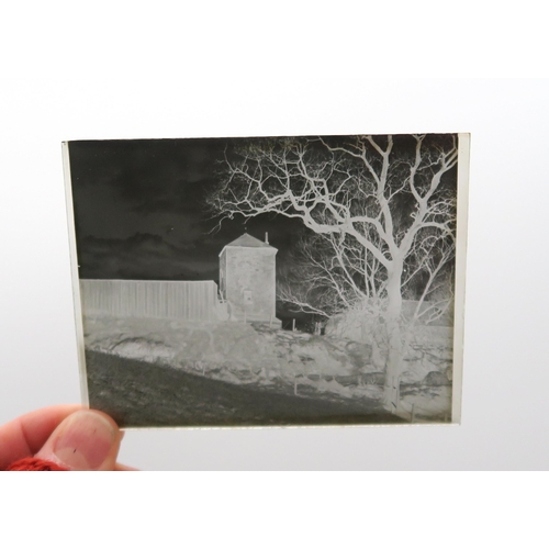 463 - Assorted photographic negative glass plates, including landscape and maritime views, family portrait... 