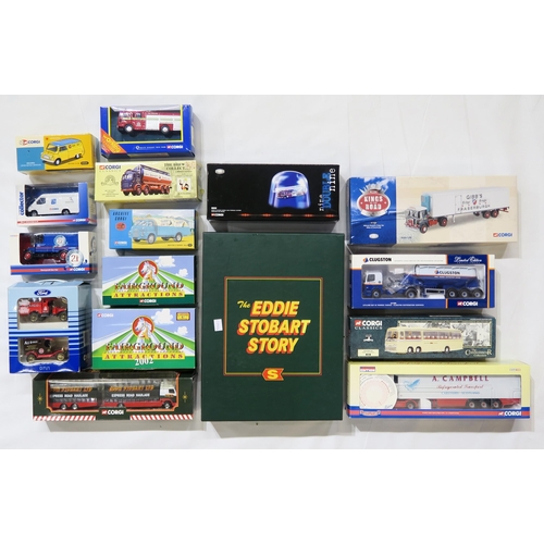 486 - A collection of boxed Corgi model vehicles, to include Limited Edition 1:50-scale CC12920 Scania Top... 