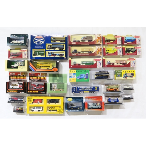 487 - A mixed assortment of boxed model vehicles, to include the Vanguards, Original Omnibus, Days Gone: B... 