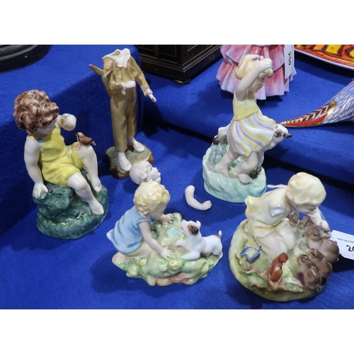 248 - Assorted Royal Worcester figures of children