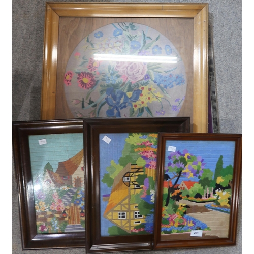 261 - Assorted tapestry pictures