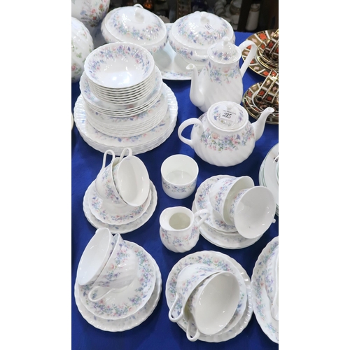 285 - A St Michael Ashberry pattern part dinner service, together with a Wedgwood Angela dinner service