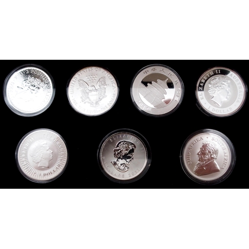 429 - 2015 Silver Coins of the World 4 coin collection, 2016 Silver Coins of the World 6 coin collection,&... 