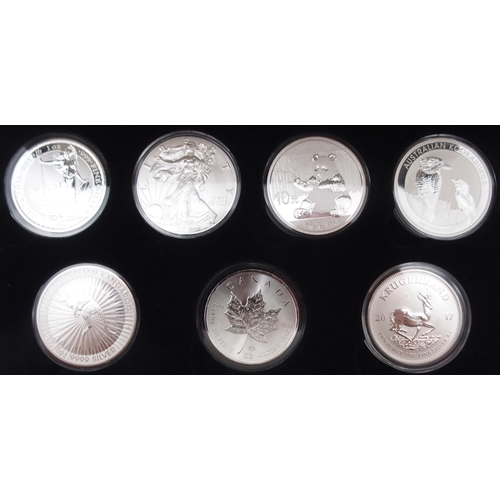 429 - 2015 Silver Coins of the World 4 coin collection, 2016 Silver Coins of the World 6 coin collection,&... 