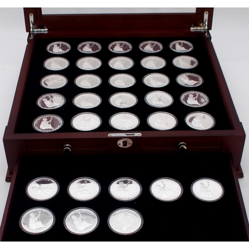 436 - History of Britain Silver Bullion Collection, part set with 33 coins