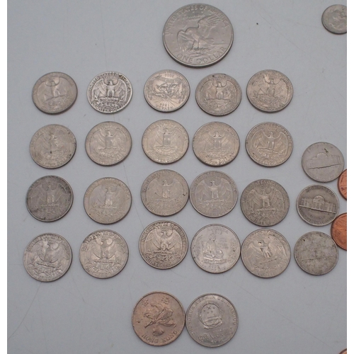 441 - A lot of United States coins with examples from China and Hong Kong