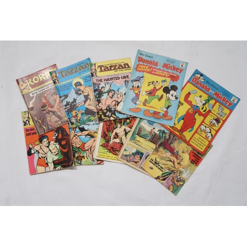 488A - A collection of comics and annuals including Donald and Mickey, Tarzan of the Apes, A Mirror of the ... 