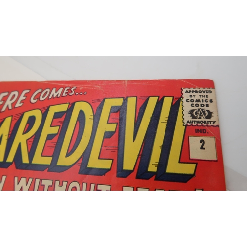 496 - DAREDEVIL #2 (Marvel 1964) 9d, First appearance of electro, bagged and boarded