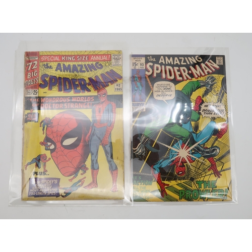 503 - AMAZING SPIDER-MAN #74 (Marvel 1969) 75, 84, 85, 86, 87, 88, 90, 91, 93, King Size Annual #2, all ba... 