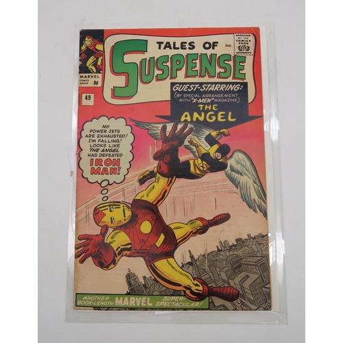 512 - TALES OF SUSPENSE #49 (Marvel 1969) 9d, 1st Avengers / X-men crossover, Jack Kirby cover with Steve ... 